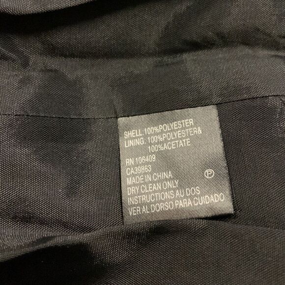 Tahari Ethan Black Knee Length Cap Sleeve Sheath Dress With Patent Belt Size 14 - Picture 9 of 13